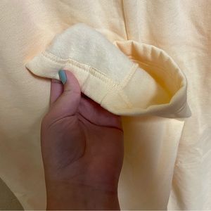 Pastel yellow soft sweatpants. Perfect loungewear. So soft and cozy.